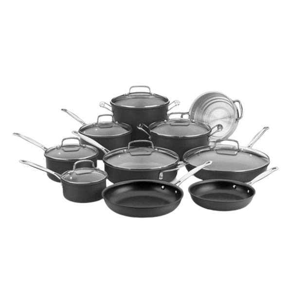 Chef's Classic Nonstick Hard Anodized 17 Piece Chef's Classic Nonstick Hard Anodized Set