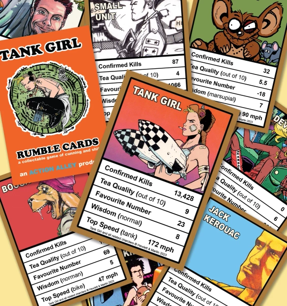 TANK GIRL RUMBLE CARDS - STARTER SET