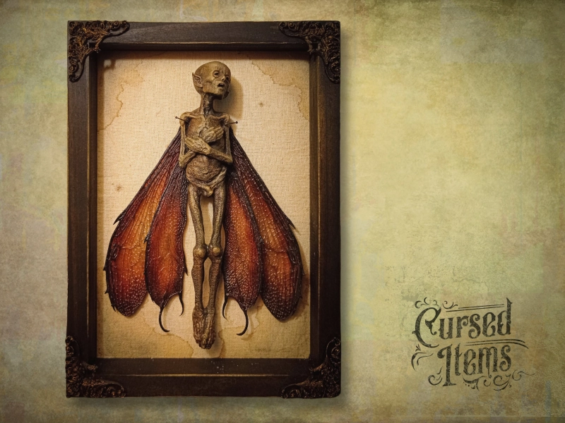 Dead Fairy in Shadow Box 