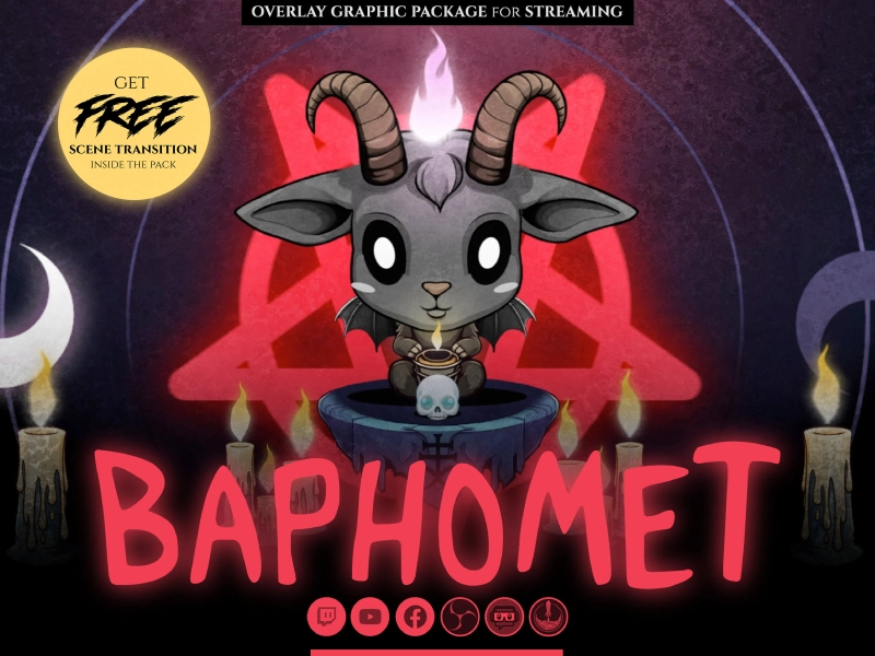 Full animated stream overlay package