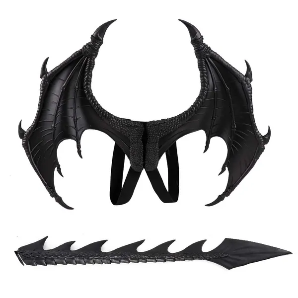 MMOO Pu Foam Dragon Wings Parties Cosplay Pretend Play Dress Up Wings
