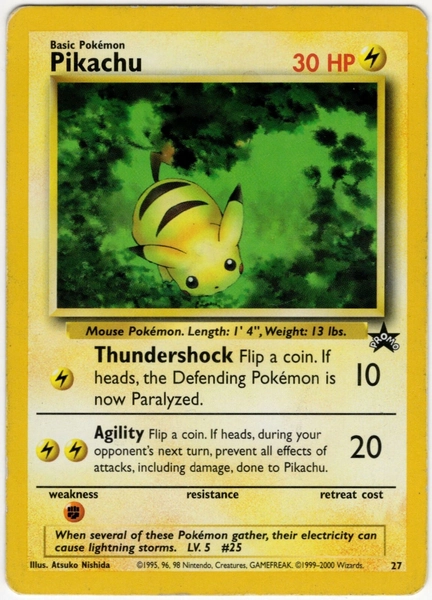 Pokémon - Pikachu 27/53 (Promoción) Wotc *LP*
