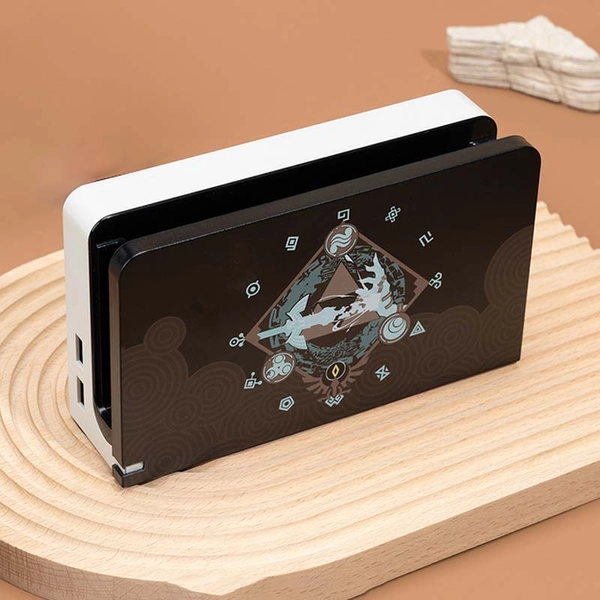 Glow in the Dark Zelda Switch OLED Cover Fluorescent Legend of Zelda Switch Case - Switch OLED / TV Dock Cover