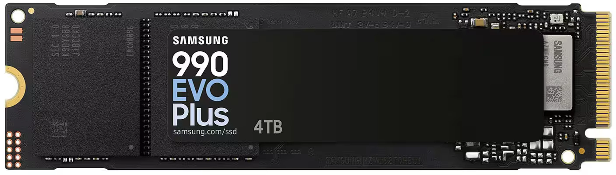 Samsung - 990 EVO PLUS SSD 4TB, PCIe Gen 4x4 | 5x2 M.2 2280, Speeds Up to 7,250 MB/s