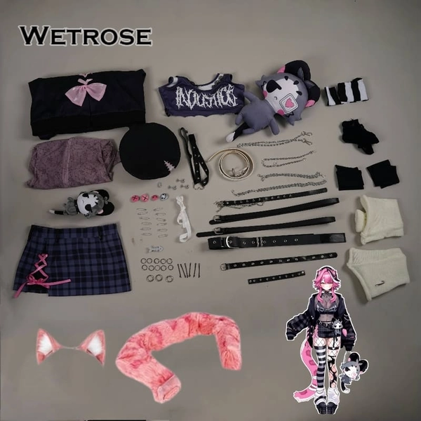 [Wetrose] In Stock Hololive EN Raora Panthera Gothera Cosplay Costume