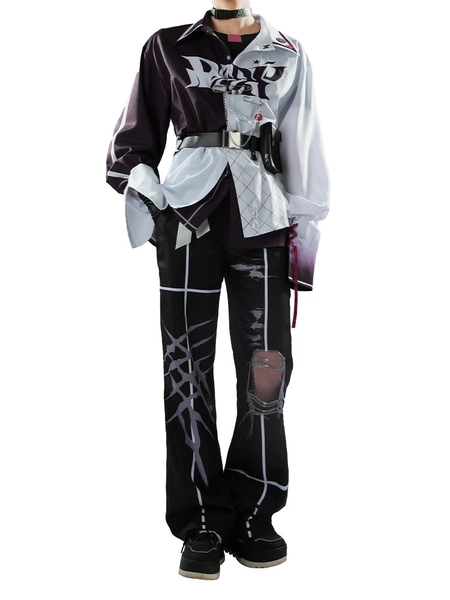 Nijisanji Virtual YouTuber Saiki Ittetsu Cosplay Costume Vtuber Outfit without Cloak Cosonsen