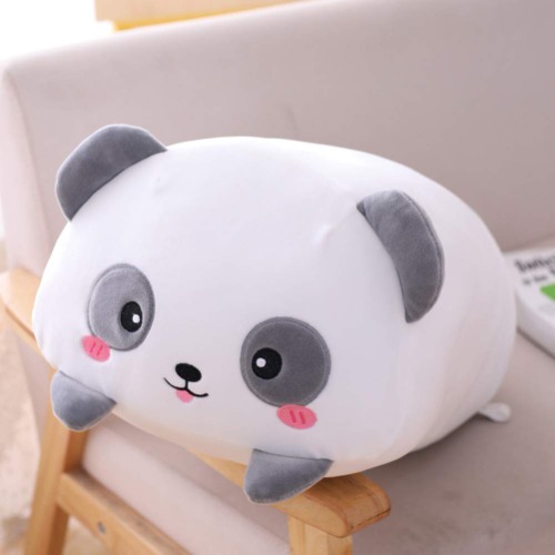 PUEENOD 23.6 inch Panda Plush Hugging Pillow White Panda Stuffed Animal Toy Gifts for Kids - Panda