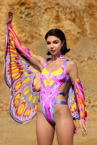 The Secret Garden Strapped Bodysuit | Set / XS