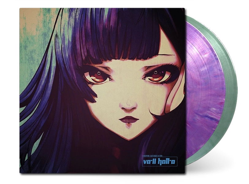 VA-11 HALL-A (Original Soundtrack) - Garoad (2xLP Vinyl Record) - Pink/Purple and Green/Clear Vinyl