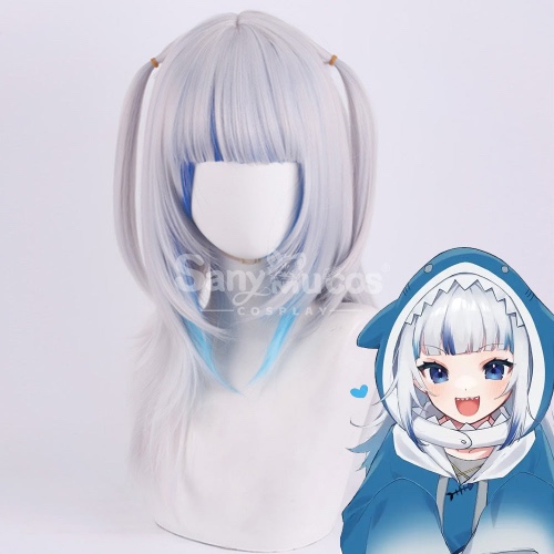 VTuber Cosplay Gawr Gura Cosplay Wig
