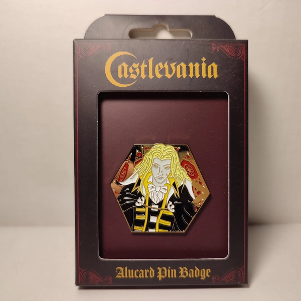 Castlevania Alucard Limited Edition Enamel Pin Badge Official Konami Collectible