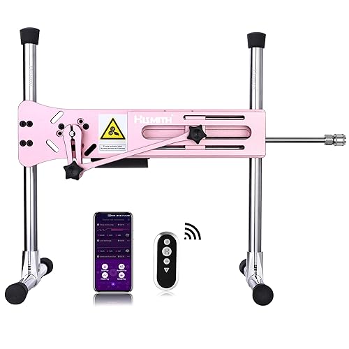 Hismith Premium 3.0 Pro, Sex Machine with KlicLok System, Wire and Intelligent APP Controlled Love Machine with Dildo, Pink - Pink