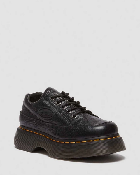 DR MARTENS Buzz 5-Eye Milled Nappa Leather Shoes