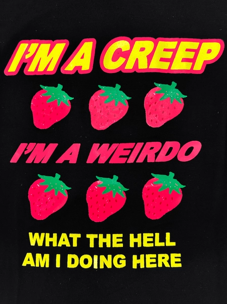 SWEET LORD O'MIGHTY! CREEP BABY TEE IN BLACK