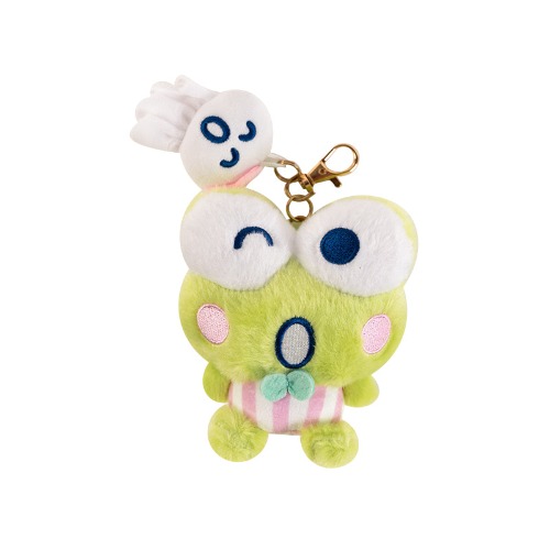 Keroppi Plush Mascot Keychain (Teru Teru and Me Series)
