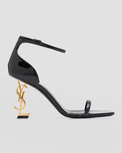 Opyum Patent YSL Ankle-Strap Sandals