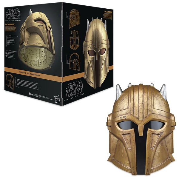 The Armorer Electronic Helmet by Hasbro – Star Wars: The Black Series | Disney Store