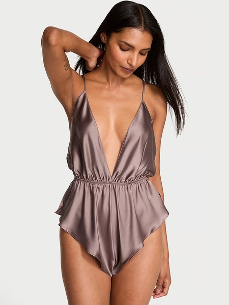 Satin Flutter Romper