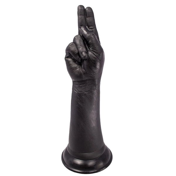 The Shocker Black Monster Dildo - 14 Inch