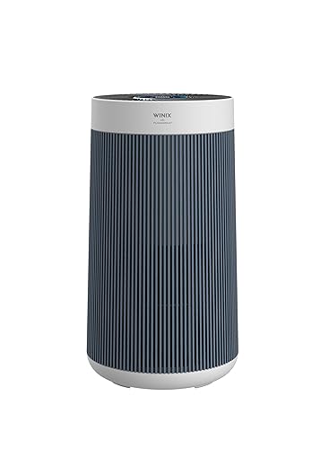 WINIX T830 Air Purifier for Home Extra Large Room Up to 1968 Ft² in 1 Hr With Smart Wi-Fi, Air Quality Monitor, True HEPA, Carbon Filter and Auto Mode, Captures Pet Allergies, Smoke, Dust - T830 - Blue