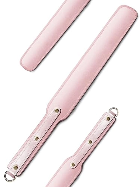 Ueemph 18 inch Riding Crop,Leather Paddle,Super Durable Rug Paddles,Equestrian Crops