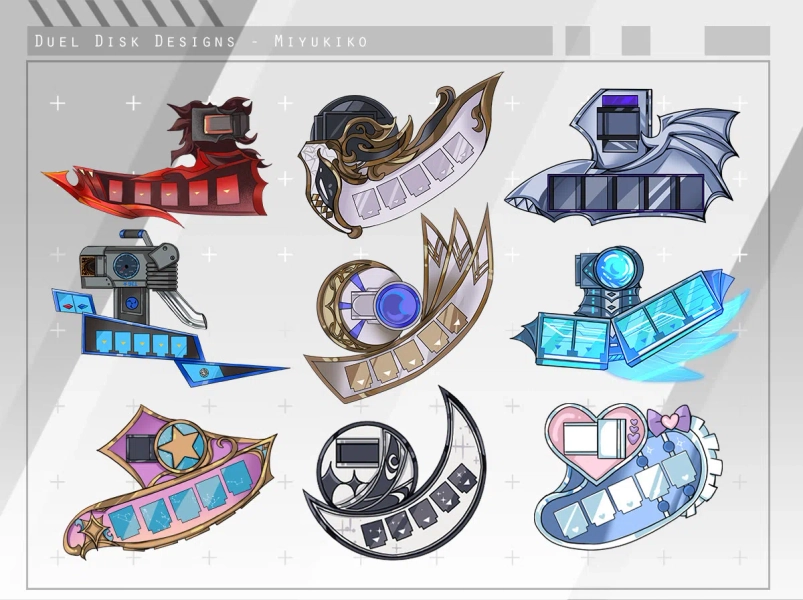Duel disk PNG design by Miyukiko (@Miyukiko)