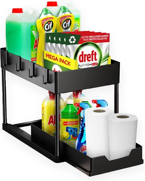 Comforder Gootsteenkast Organizer - Keuken Rek Under Sink - Gootsteenrek - Aanrecht Organizer