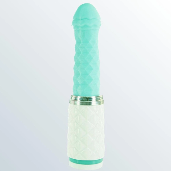 Pillow Talk Feisty Thrusting Vibrator - Teal
