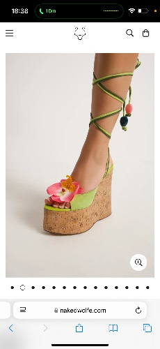 NAKEDWOLFE sunflower heels