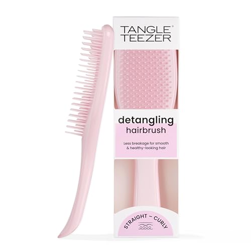 Tangle Teezer Wet Detangler cepillo pelo rosa - Peine antitirones y roturas - para todo tipo de pelo - mojado y seco - Cepillo desenredante para pelo mojado Millennial Pink - 1 Unidad (Paquete de 1)