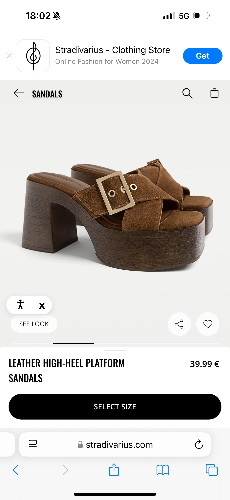 Stradivarius Leather heels