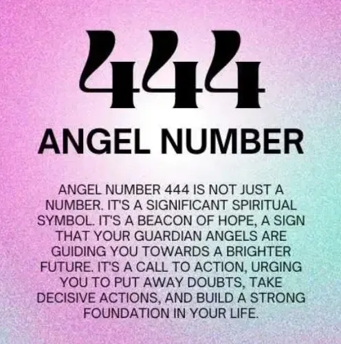 Angel Numbers - 444