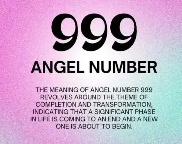 Angel Numbers - 999