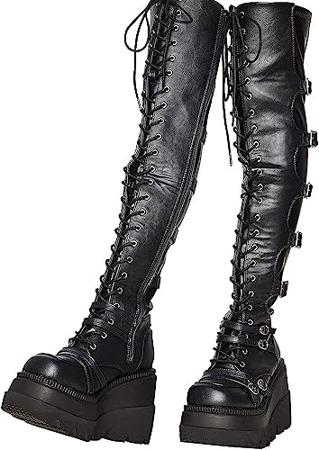 Platform Over The Knee Boots 