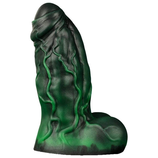[GITD] 23.5x 8.5cm(XL) Nothosaur Banner Thick full of veins Monster Dildo Anal Dildos with Suction Cup for Women Men, Platinum Silicone Fantasy Extreme Sex Anal Toys Anal Plug Giant Huge Butt Plug