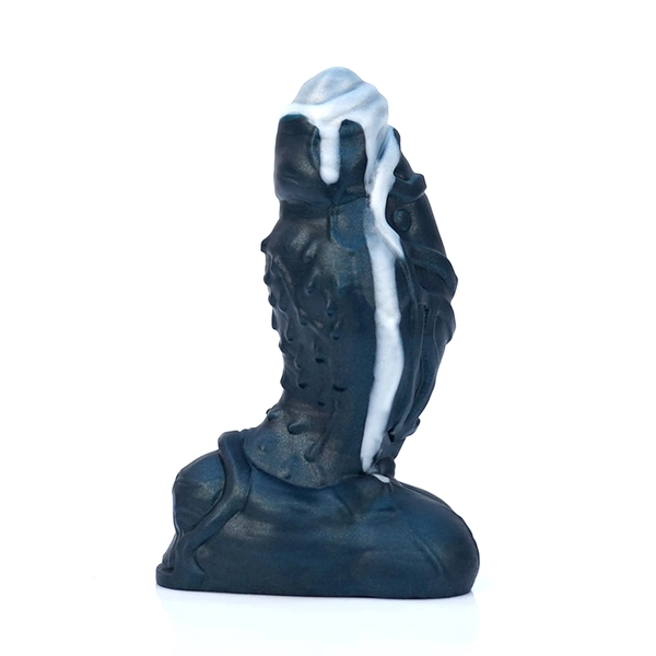 [GITD] 20.5 x 7.7cm(XL) Nothosaur TORBEN Dildo with Suction Cup for Women Men, Feline Animal Furry Sex Toys Monster Anal Dildo, Body Safe Platinum Silicone Anal Plug Butt Plug Anal Toys