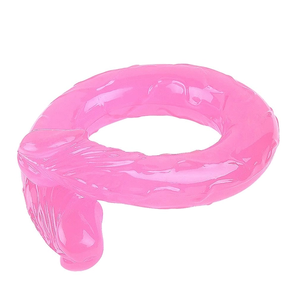 16.9Inch Suitable for Women Comfortable Double Head Resistant Tool Transparent Pink