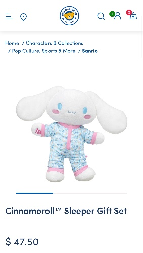 Cinnamoroll™ Sleeper Gift Set | Build-A-Bear® Sanrio Collection