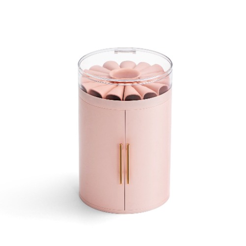 Multi-Layered Jewelry Organizer Tower - Blush Pink