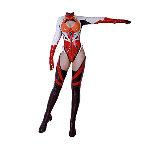 The cos wolrd Anime EVA Evangelion Figure Soryu Asuka Cosplay Costume ver Langley Driving Suit Uniform Sexy PU Suit New