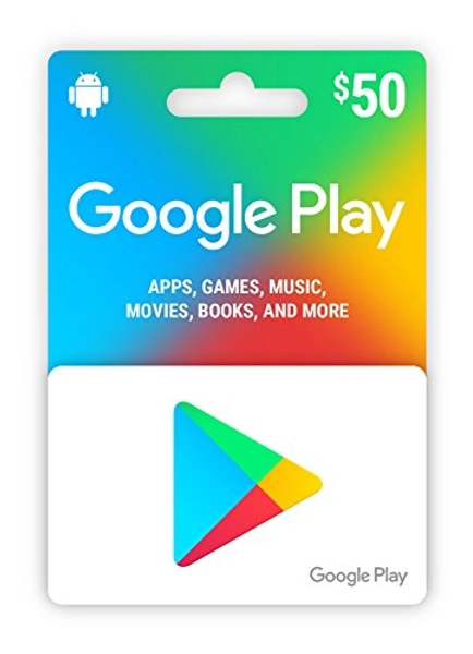 Google Play gift card - give the gift of games, apps and more (US Only)