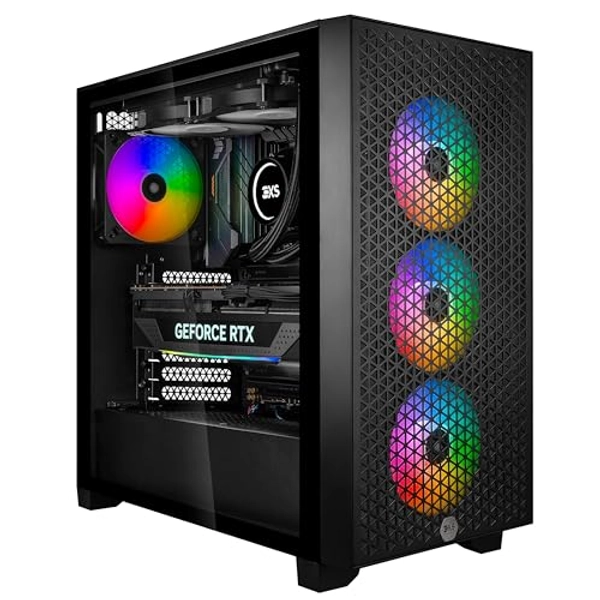 3XS | Melius Gaming PC - Intel Core i7-14700K CPU (20 Core/28 Thread) with AIO Water cooling/RTX 4090 24GB Graphics / 32GB RAM / 2TB NVME SSD/WIFI 6 / Windows 11 + Xbox GamePass