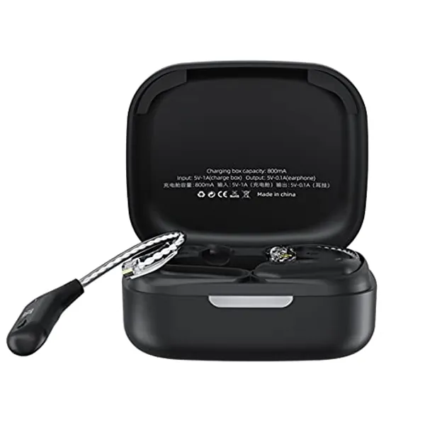 CCA KZ AZ09 Bluetooth 5.2 Module IEM Bluetooth Adapter Wireless Waterproof Ear Hook Extra Long Battery Life Bluetooth Cable for ​KZ ZS10 PRO/ZS10 PRO X/ZSN Pro X/ZSN PRO/AS16 PRO/Zax, CRA/C12(C pin)