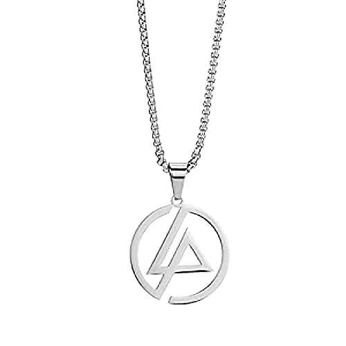 GZNP Necklace Linkin Park Lincoln Park Necklace Trendy Hip Hop Men And Women Rock Band Logo Logo Necklace Pendant