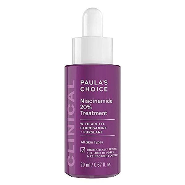 Paula's Choice CLINICAL Niacinamide 20% Treatment - Poren Verkleinern Serum Minimiert Pigmentflecken & Unebenheiten - mit Niacinamid & Vitamin C - Alle Hauttypen - 20 ml