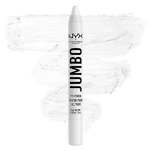 NYX PROFESSIONAL MAKEUP Jumbo Eye Pencil, Blendable Eyeshadow Stick & Eyeliner Pencil - Milk - Milk - 1 Count (Pack of 1)