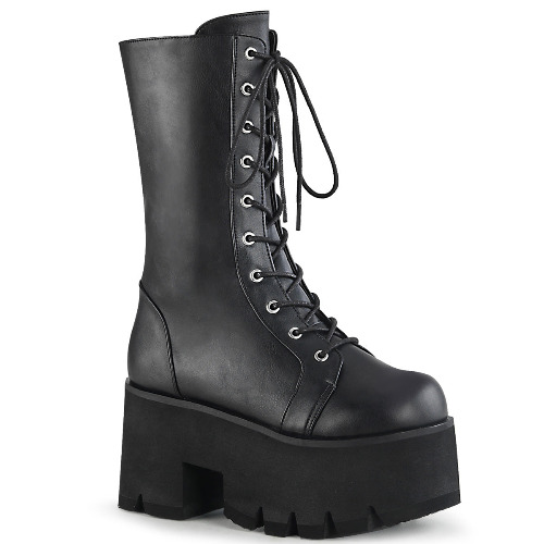 Ashes-105 | Black Vegan Leather / 12