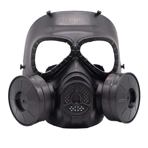 Airsoft Gas Mask Tactical Safety Mask Full Face Eye Protection Skull Game Mask for Cosplay Costume Halloween Masquerade - 2 Filter