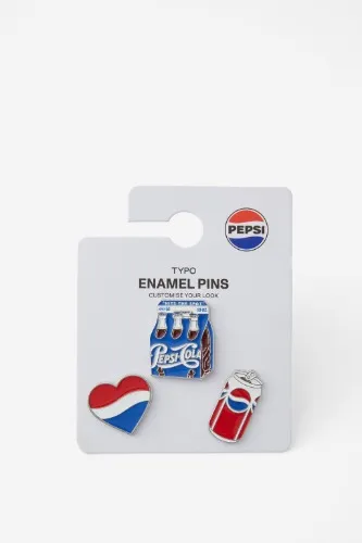 Pepsi Enamel Pins 3Pack