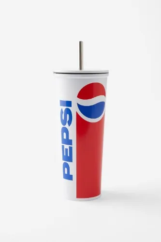 Pepsi Metal Smoothie Cup (Retro Design)